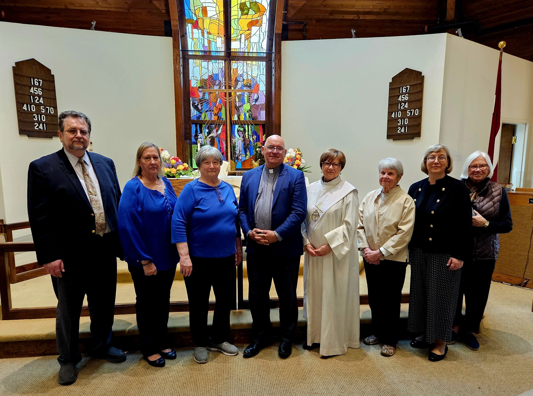 Mūsu draudzes cilvēki Filadelfijā